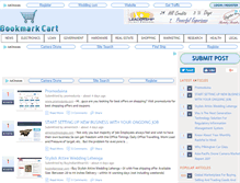 Tablet Screenshot of bookmarkcart.com